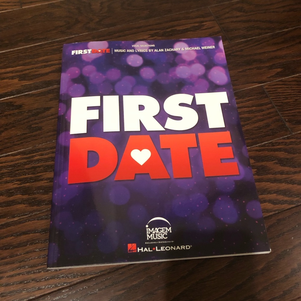 Broadway First Date Musical Song and Score Book